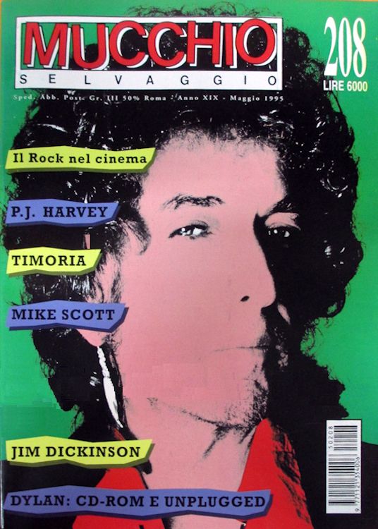mucchio selvaggio 1995 05 magazine Bob Dylan front cover