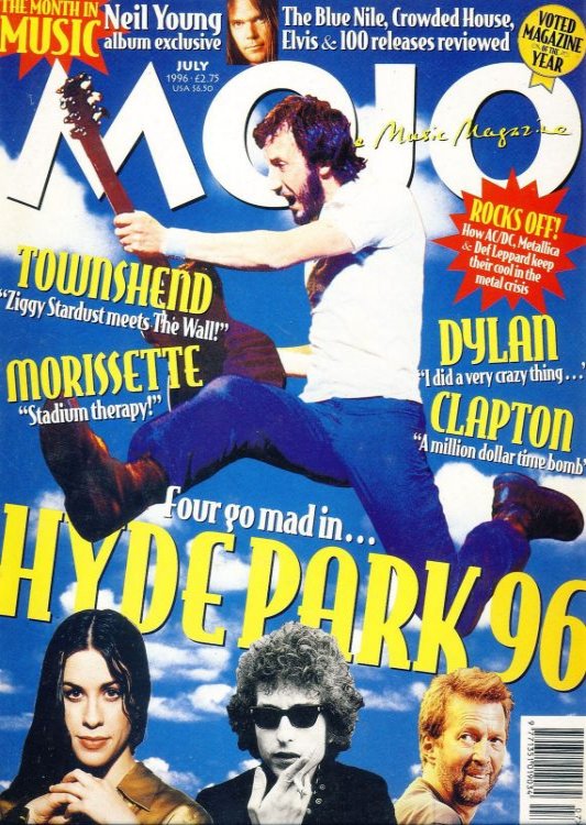 Mojo magazine #32 Bob Dylan front cover