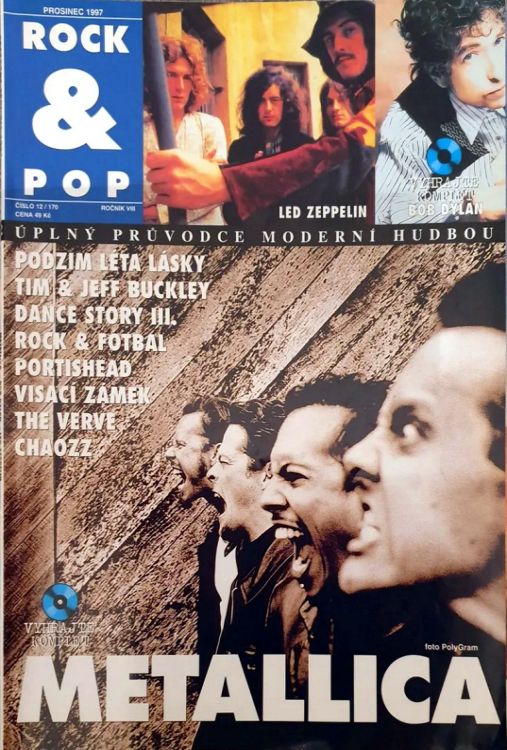 rock & pop 1997magazine Bob Dylan cover story