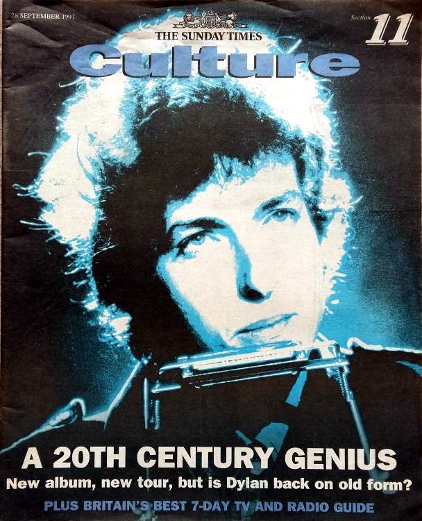 magazine Bob Dylan front cover