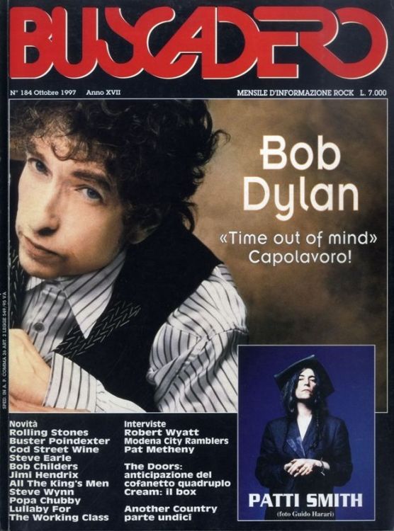 Buscadero magazine 184 Bob Dylan front cover