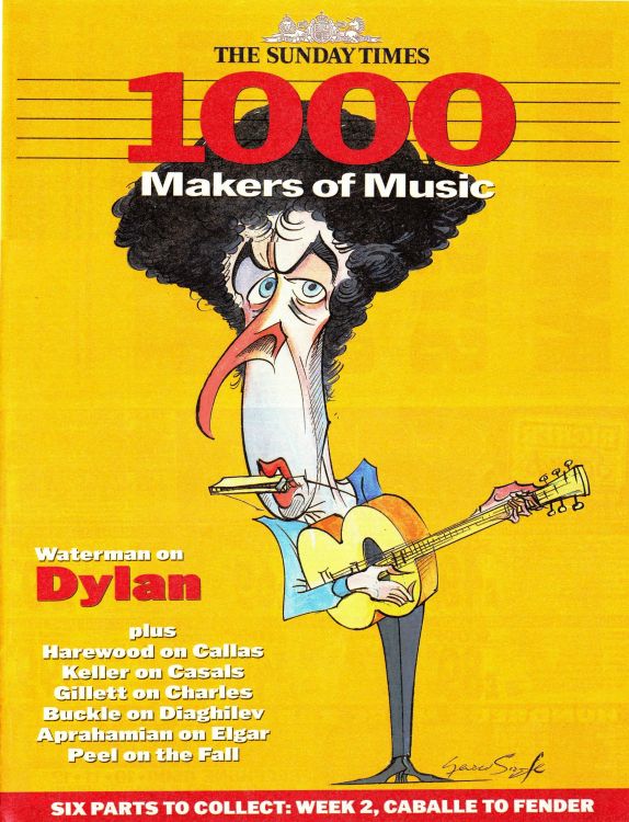 magazine Bob Dylan front cover