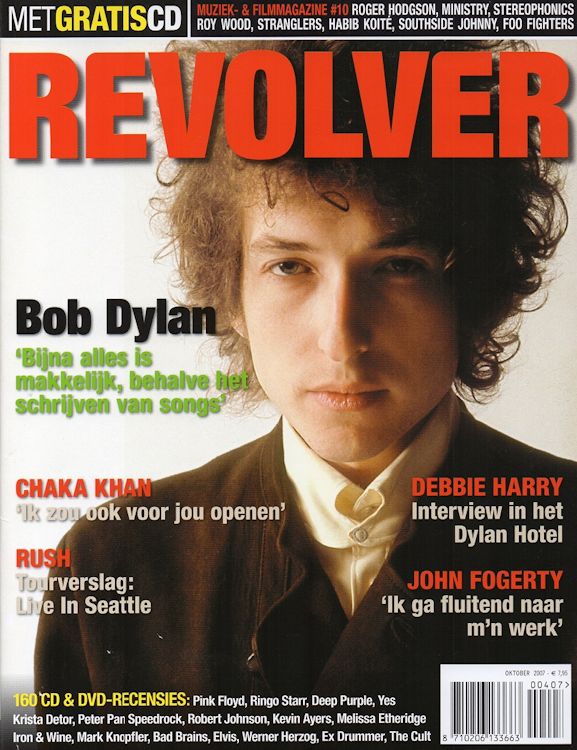 revolver magazine Bob Dylan cover story