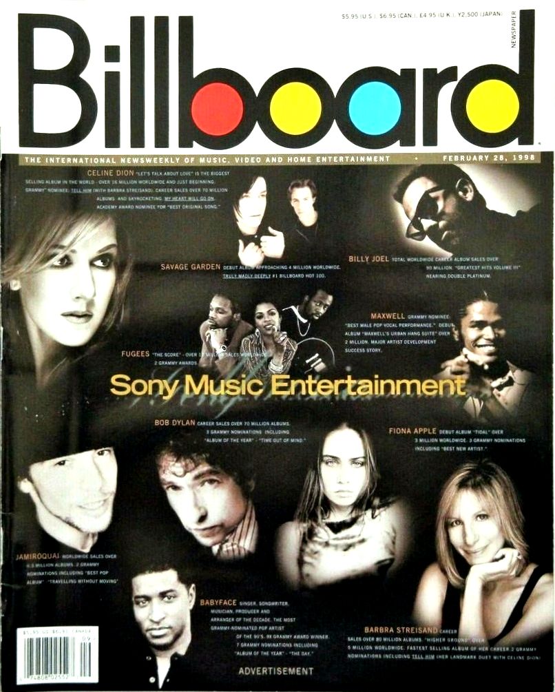 billboard magazine Bob Dylan front cover