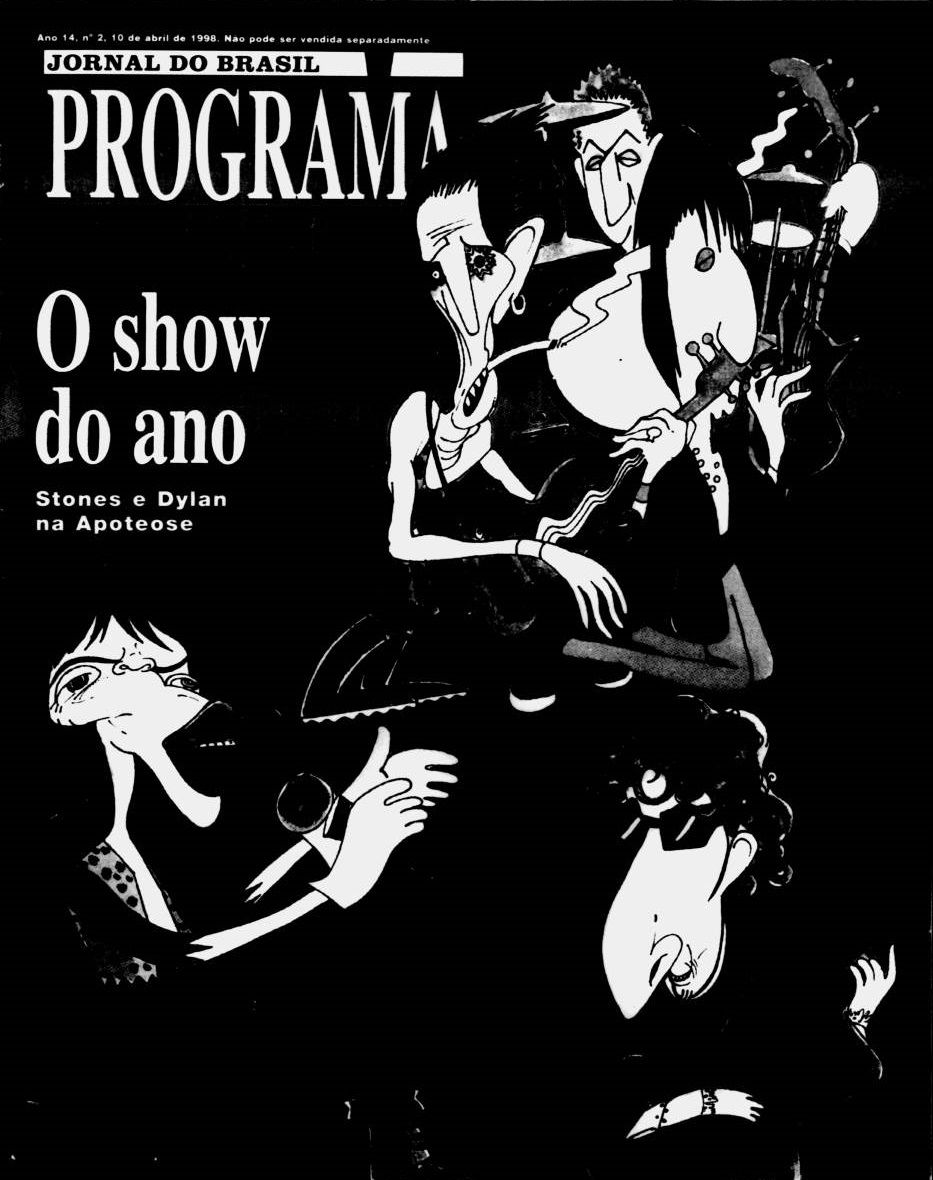 Jornal do Brazil Bob Dylan front cover