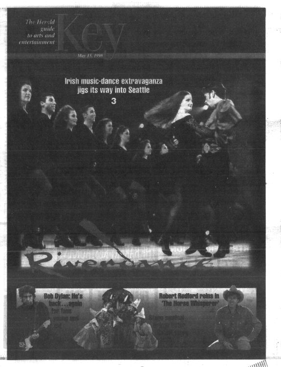 everett herald Bob Dylan front cover