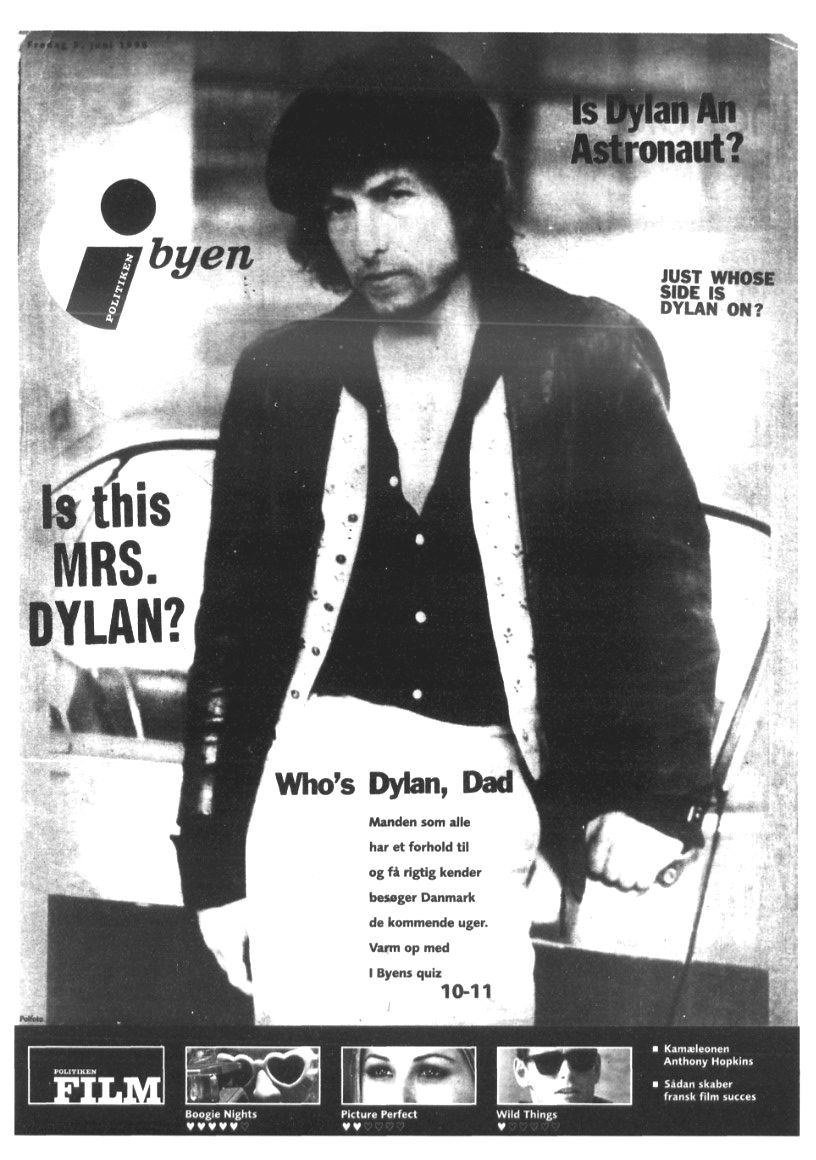 politiken Bob Dylan front cover
