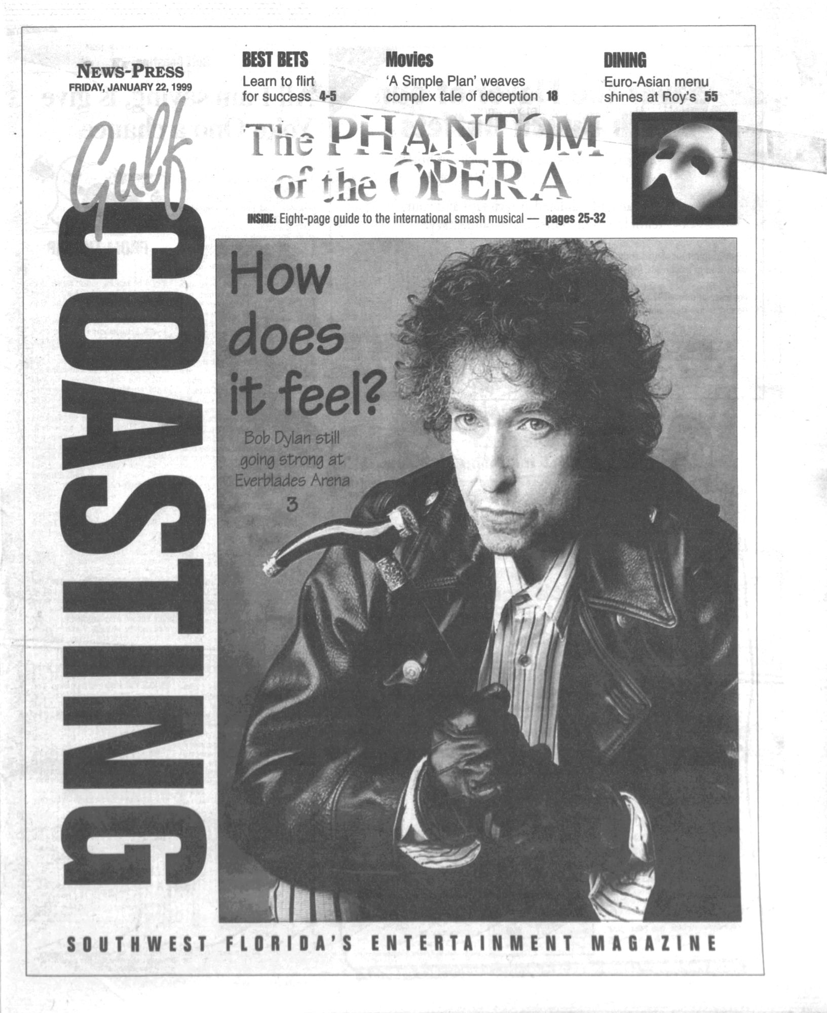 News-Press Bob Dylan front cover