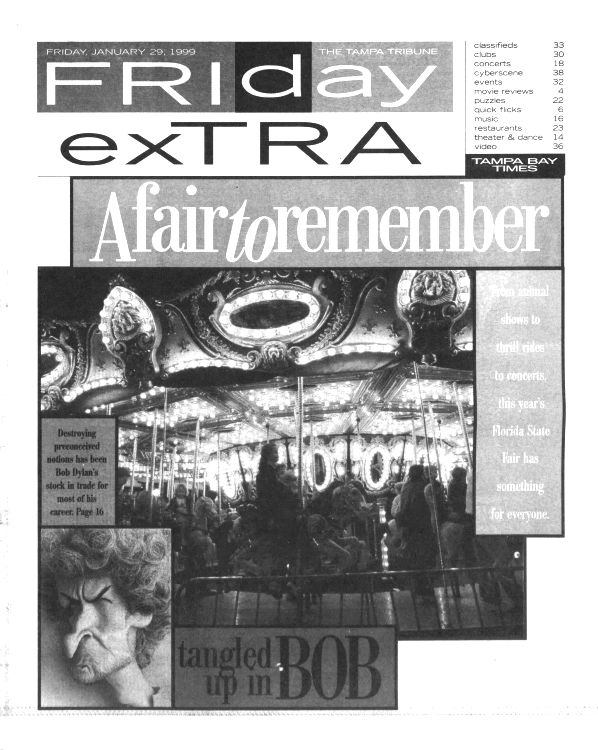 tampa tribune Dylan front cover