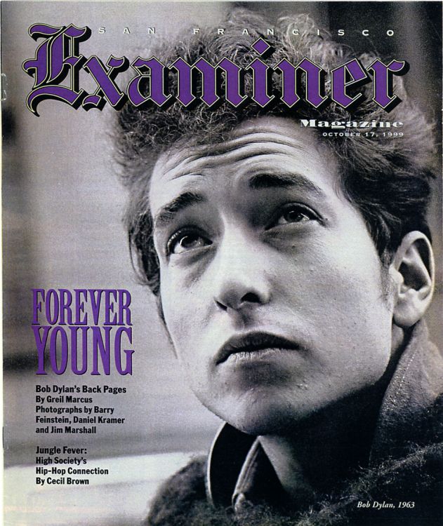 san francisco examiner magazine Bob Dylan front cover