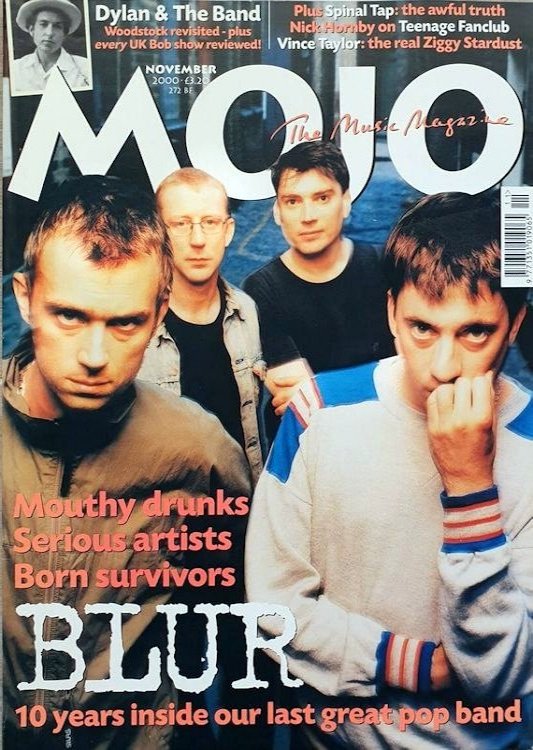 Mojo magazine November 2000 Bob Dylan front cover