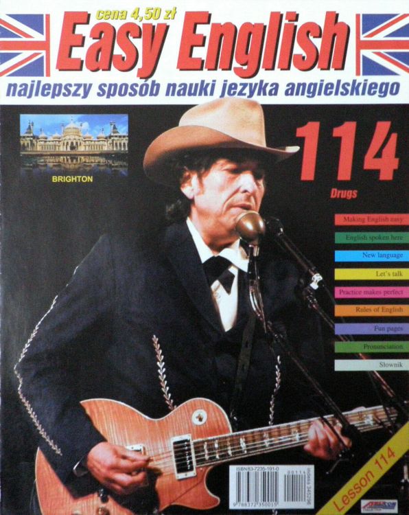 easy english magazine-poland.jpg  Bob Dylan cover story