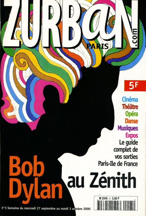 zurban magazine france Bob Dylan front cover