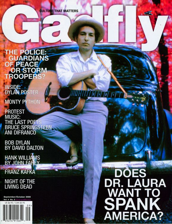 gadfly magazine Bob Dylan front cover