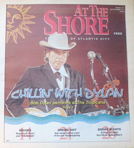 Atlantic City Bob Dylan front cover