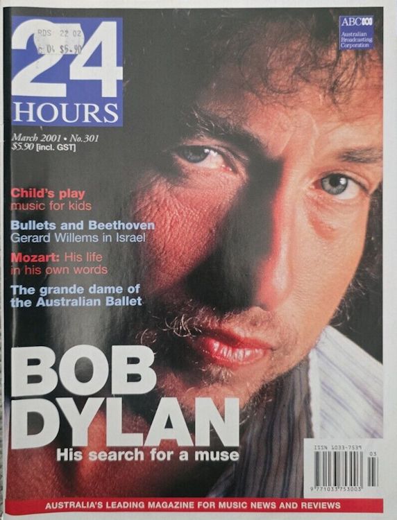 24 hours magazine Bob Dylan front cover