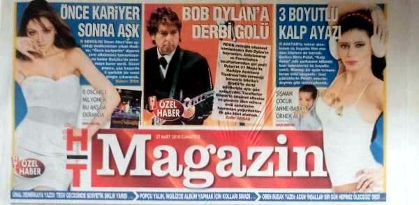 haberturk Bob Dylan front cover