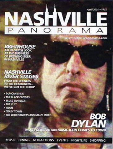 nashville panorama magazine Bob Dylan cover story