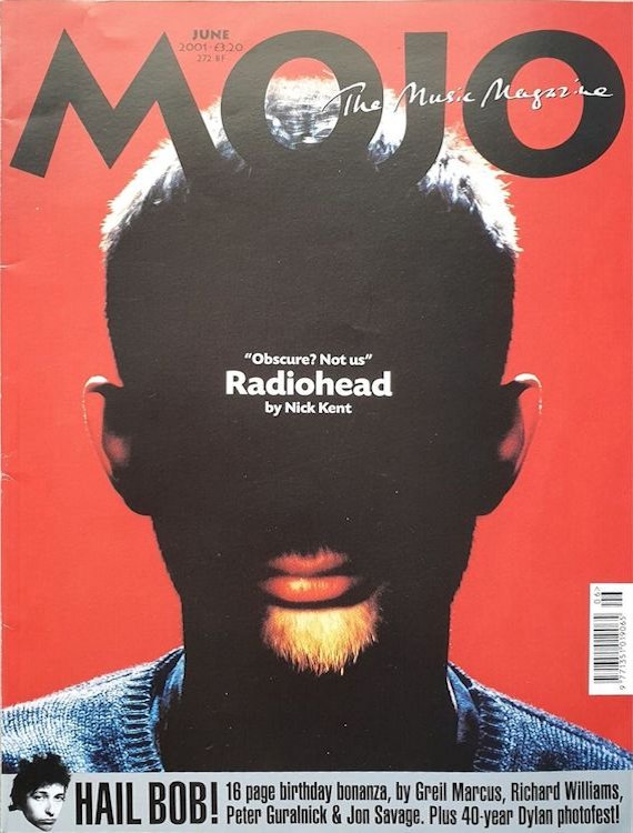Mojo magazine Bob Dylan June 2001 front cover