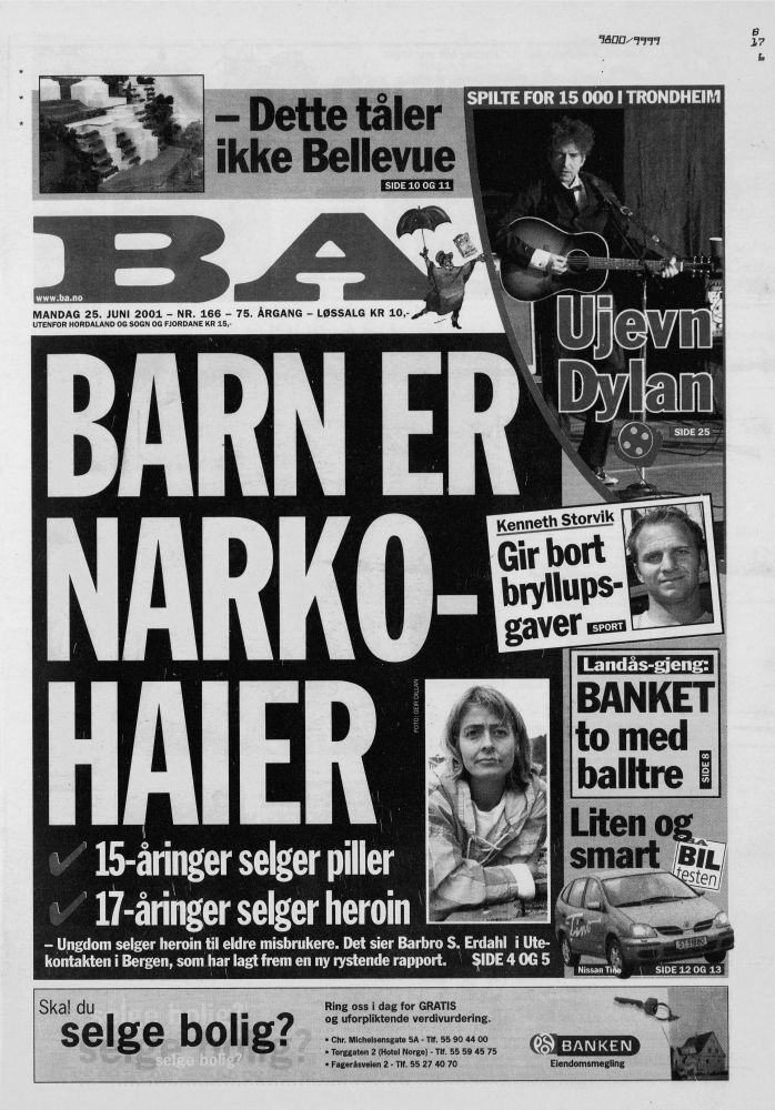 BA molde norway magazine Bob Dylan front cover