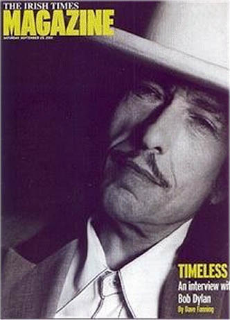 the irish times magazine Bob Dylan cover story