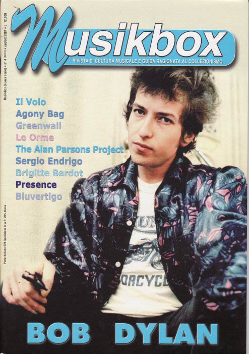 musikbox magazine Bob Dylan front cover