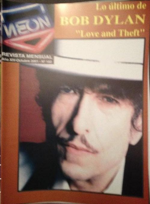 neon magazine Bob Dylan front cover