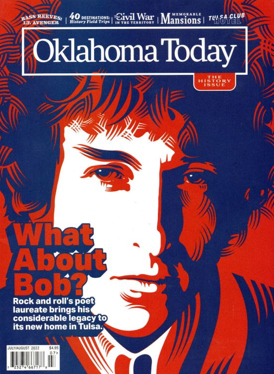 Oklahoma Today magazine Bob Dylan front cover