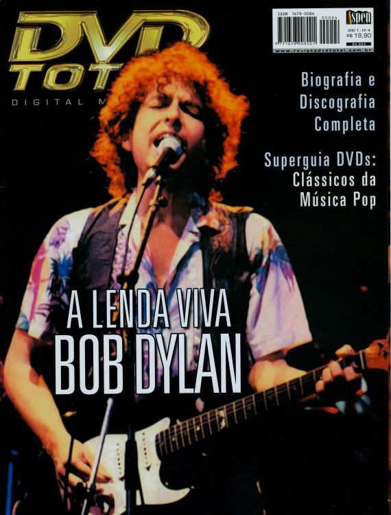 dvd total 1986 magazine Bob Dylan front cover