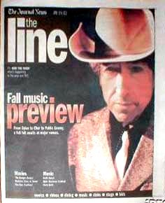 the line magazine Bob Dylan front cover