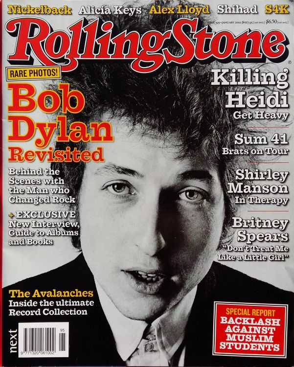rolling stone magazine australia January 2002 Bob Dylan front cover