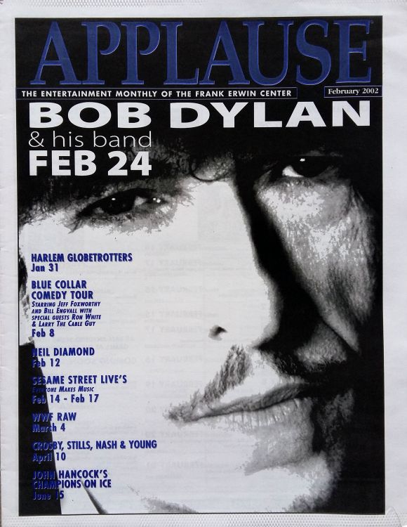 applause magazine Bob Dylan cover story