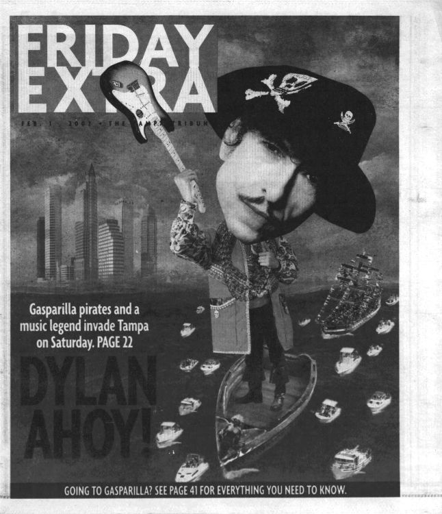 tampa tribune Dylan front cover