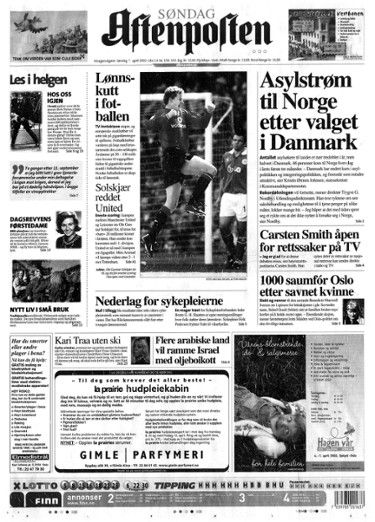 aftenposten Bob Dylan front cover