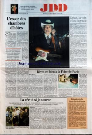 JDD France Bob Dylan front cover