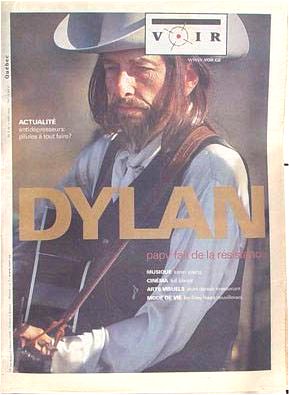 magazine Bob Dylan front cover