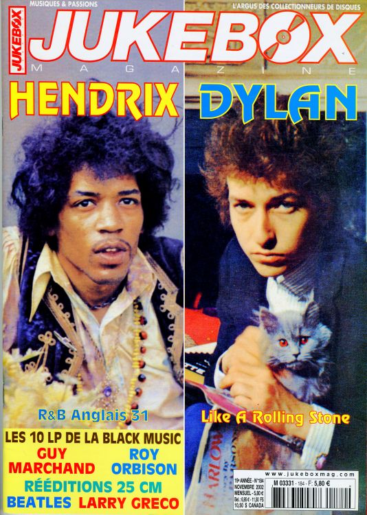 juke box magazine #184 Bob Dylan front cover