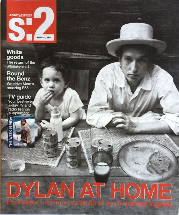 daily express Bob Dylan front cover