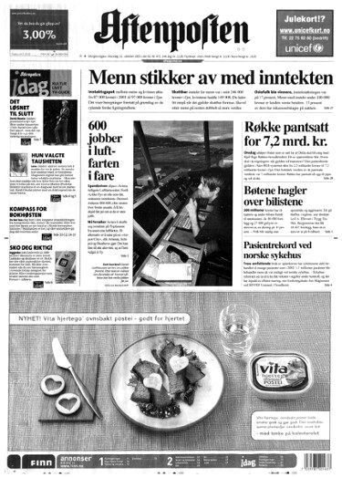 aftenposten Bob Dylan front cover