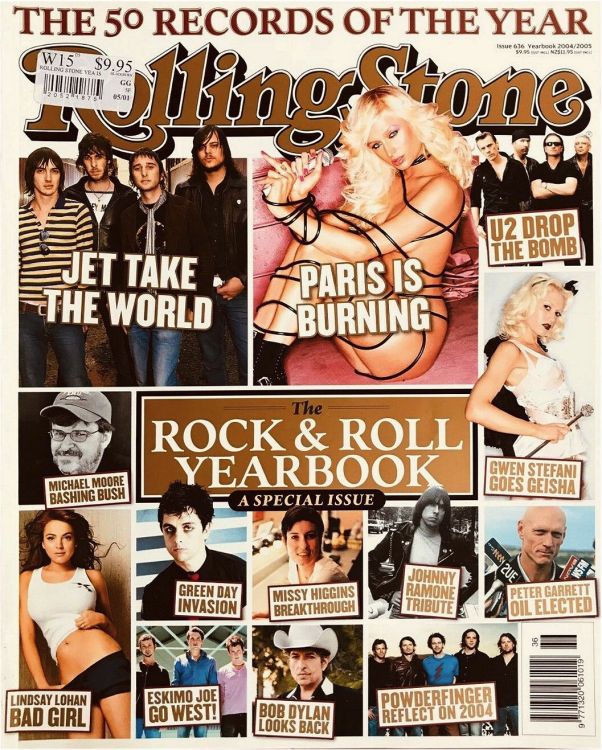 rolling stone magazine australia 2004-2005 Bob Dylan front cover