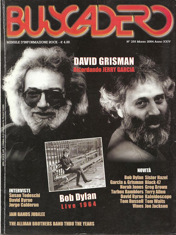 Buscadero magazine 255 Bob Dylan front cover