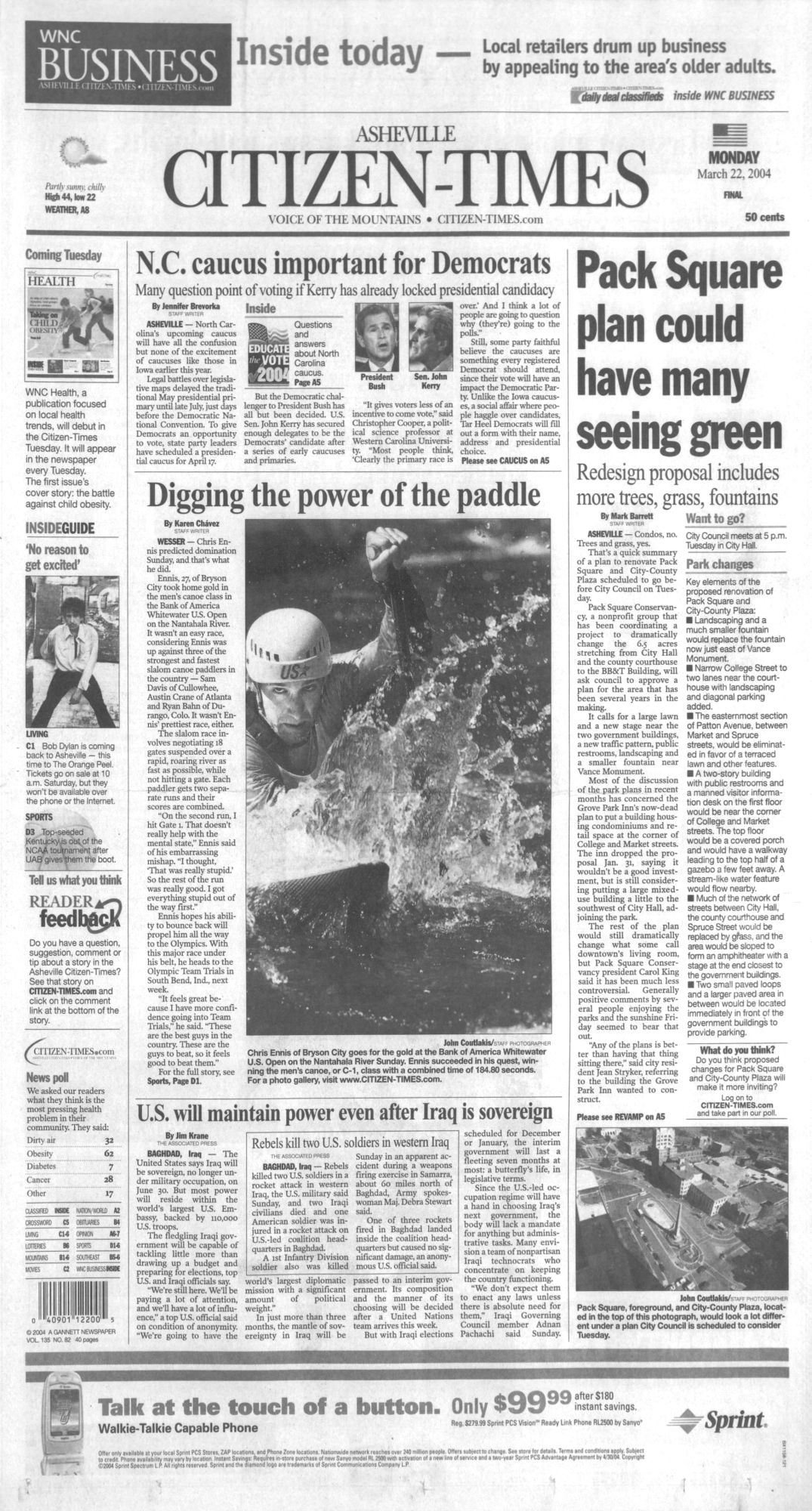 citizen times Bob Dylan front cover