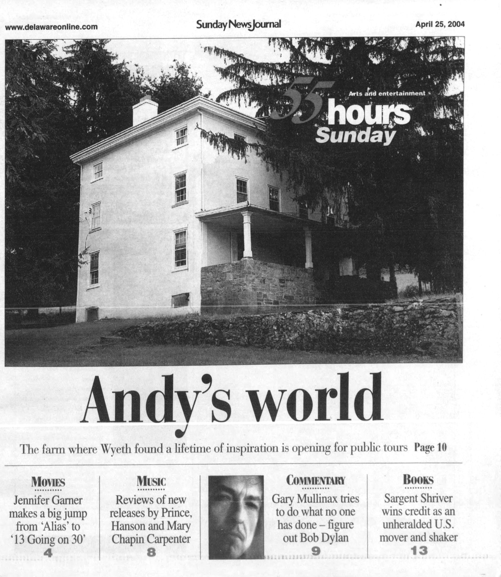 the news journal Bob Dylan front cover