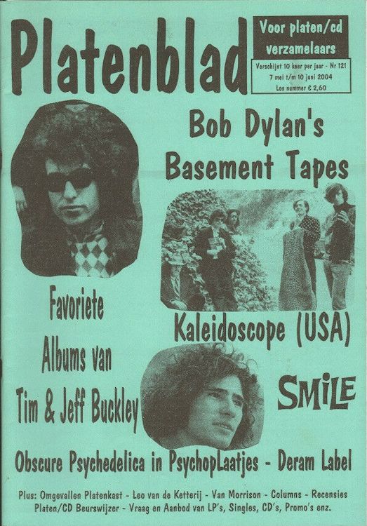 platenblad june 2004 magazine Bob Dylan front cover