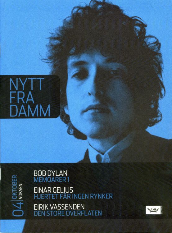 nytt fra damm magazine Bob Dylan front cover