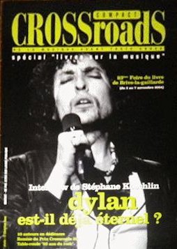 crossroads November 2004 magazine Bob Dylan front cover