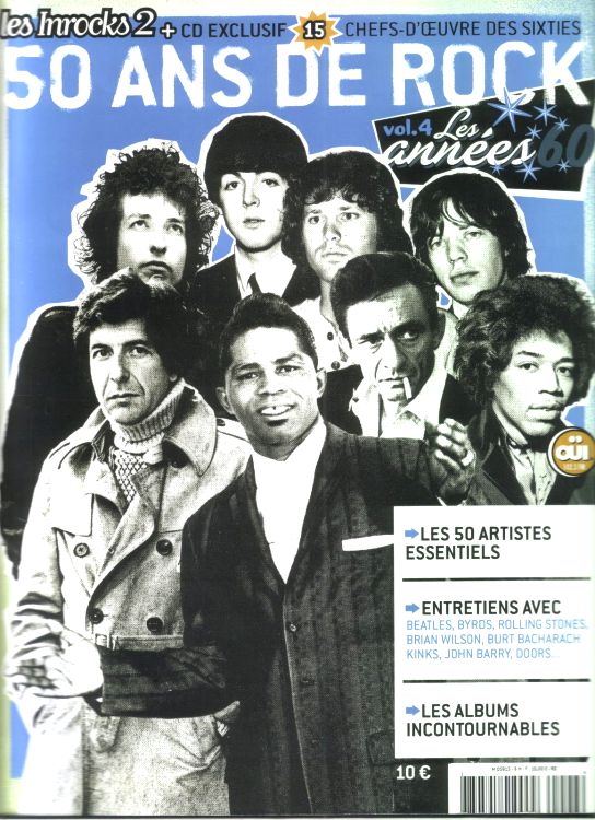 les inrockuptibles 2004 magazine Bob Dylan front cover