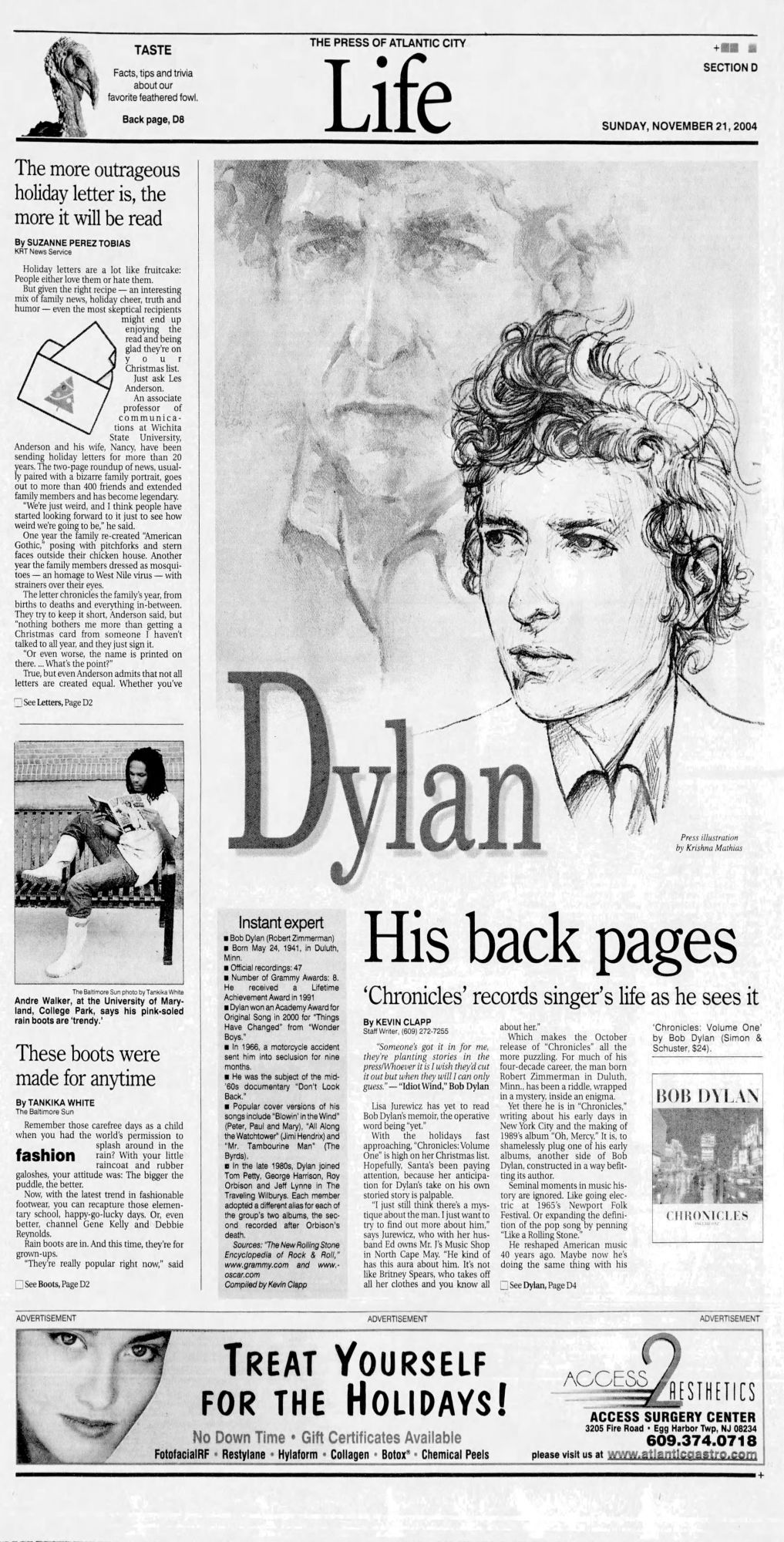 Atlantic City Bob Dylan front cover