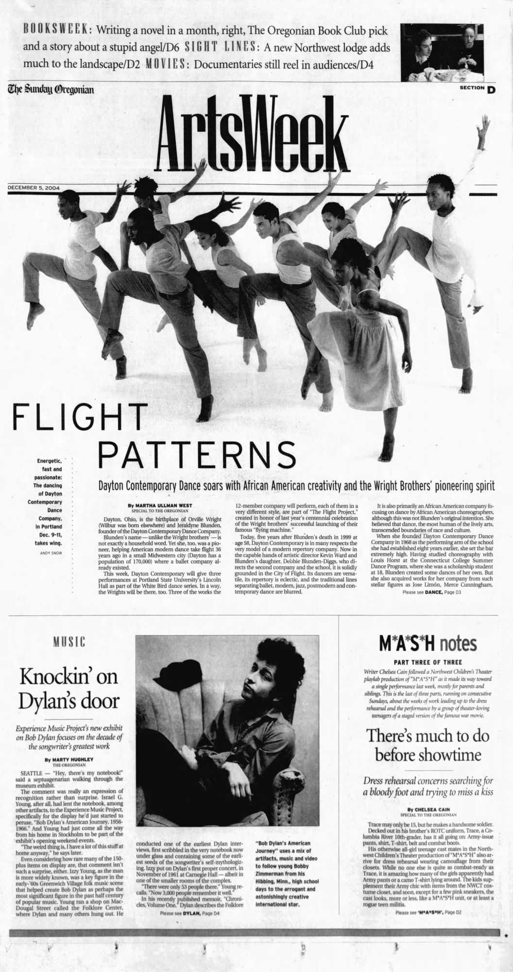 the oregonian Dylan front cover