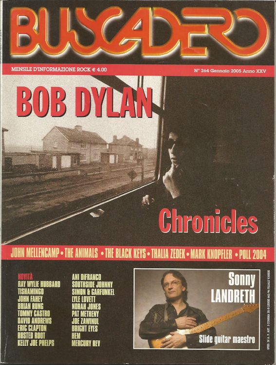 Buscadero magazine Bob Dylan front cover